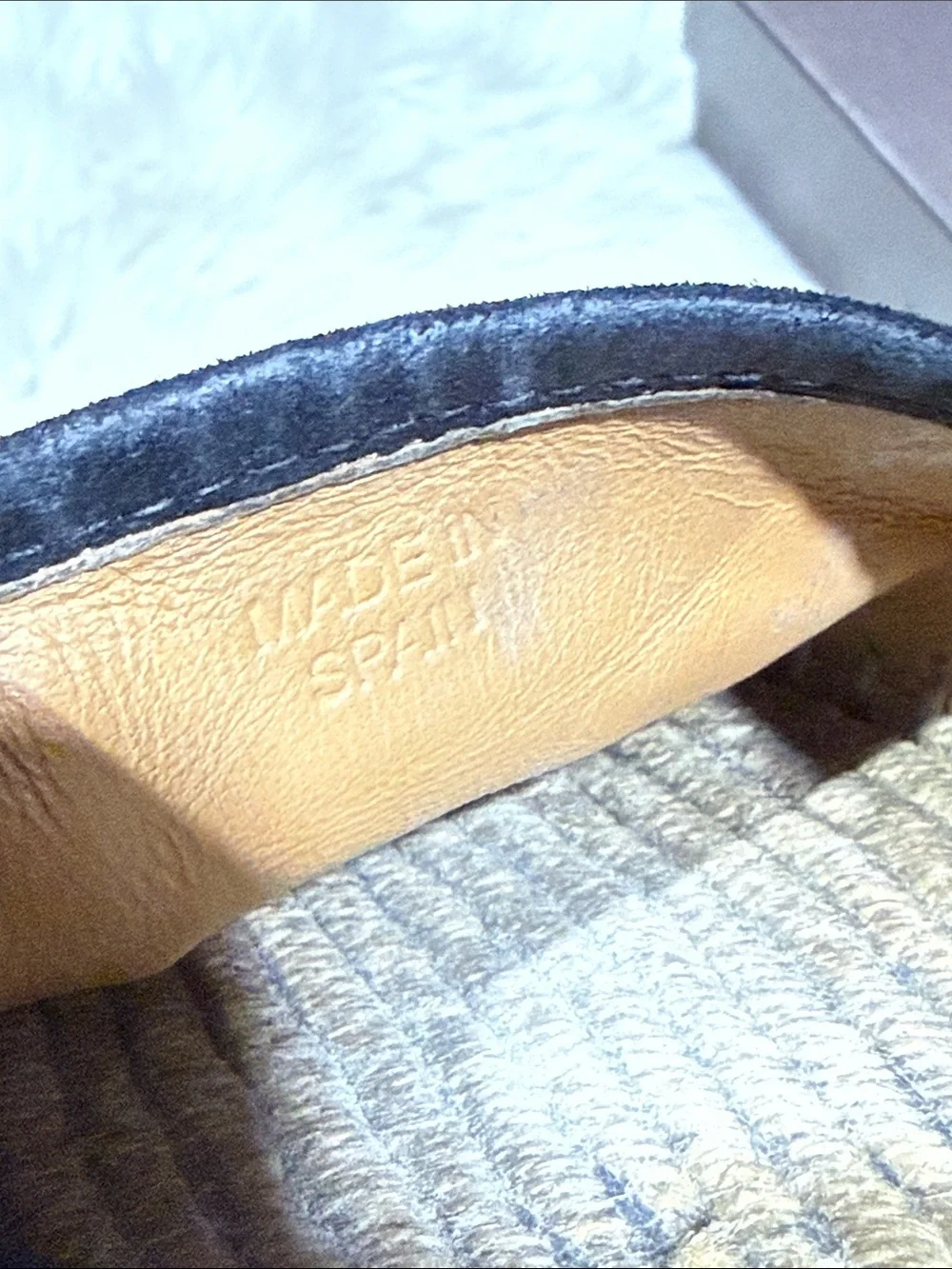 GUCCI Micro Guccissima Suede Espadrilles
